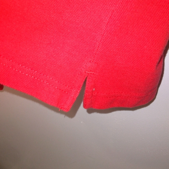 Cavi Boy's XL Red Polo Shirt With Epilettes Gold Embroidery and Buttons - Picture 11 of 13